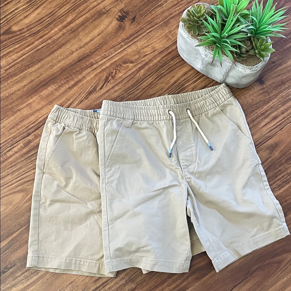GAP Kids Tan Casual 2 pairs of khaki Shorts